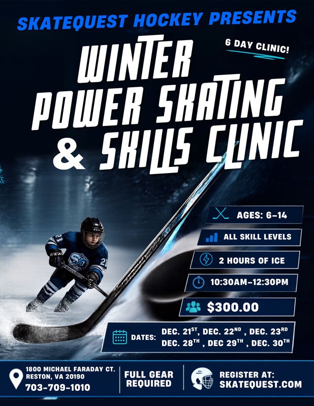 Winter Break Hockey Skills Clinic